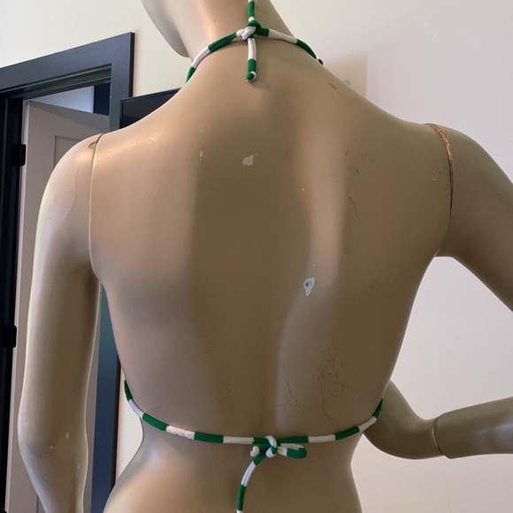 Salinas Striped Bikini Top M - Picture 3 of 5